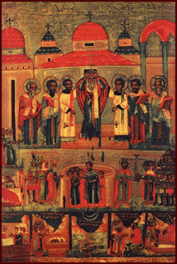 Icon of the Elevation of the Holy cross